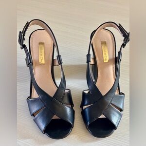 Louise et Cie Black Women's Heels Sandals